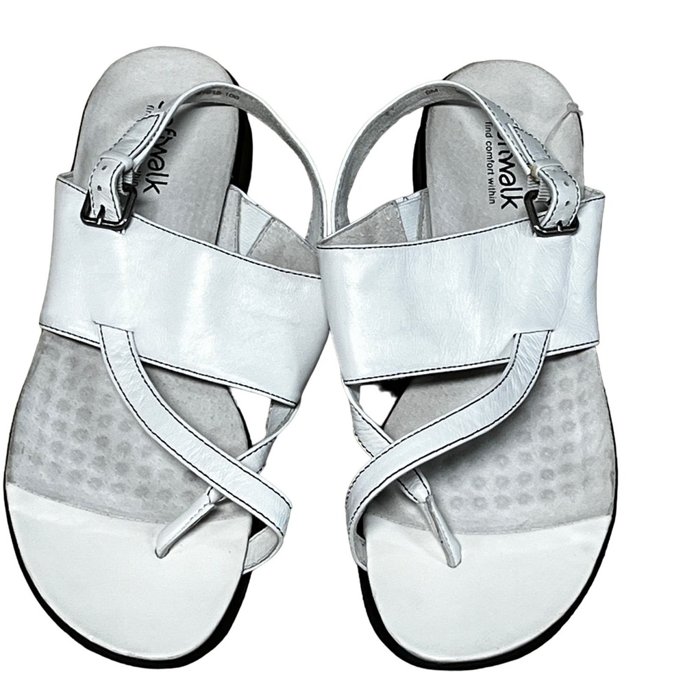 Softwalk Teller White Sandals